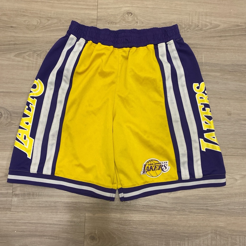 Los Angeles Lakers Men's Purple & Gold Athletic Shorts